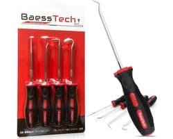 3D Print Ondersteuning Verwijderset - 4 Stuks Haak Gereedschap met Ergonomisch Handvat