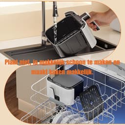 AMA® Mini Airfryer - Airfryer - Heteluchtfriteuse - Compact - 2.5 Liter — thumbnail 7