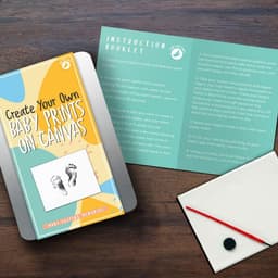 Canvas Afdruk Hand- of Voetafdruk Baby - Persoonlijk Kraamcadeau — thumbnail 3