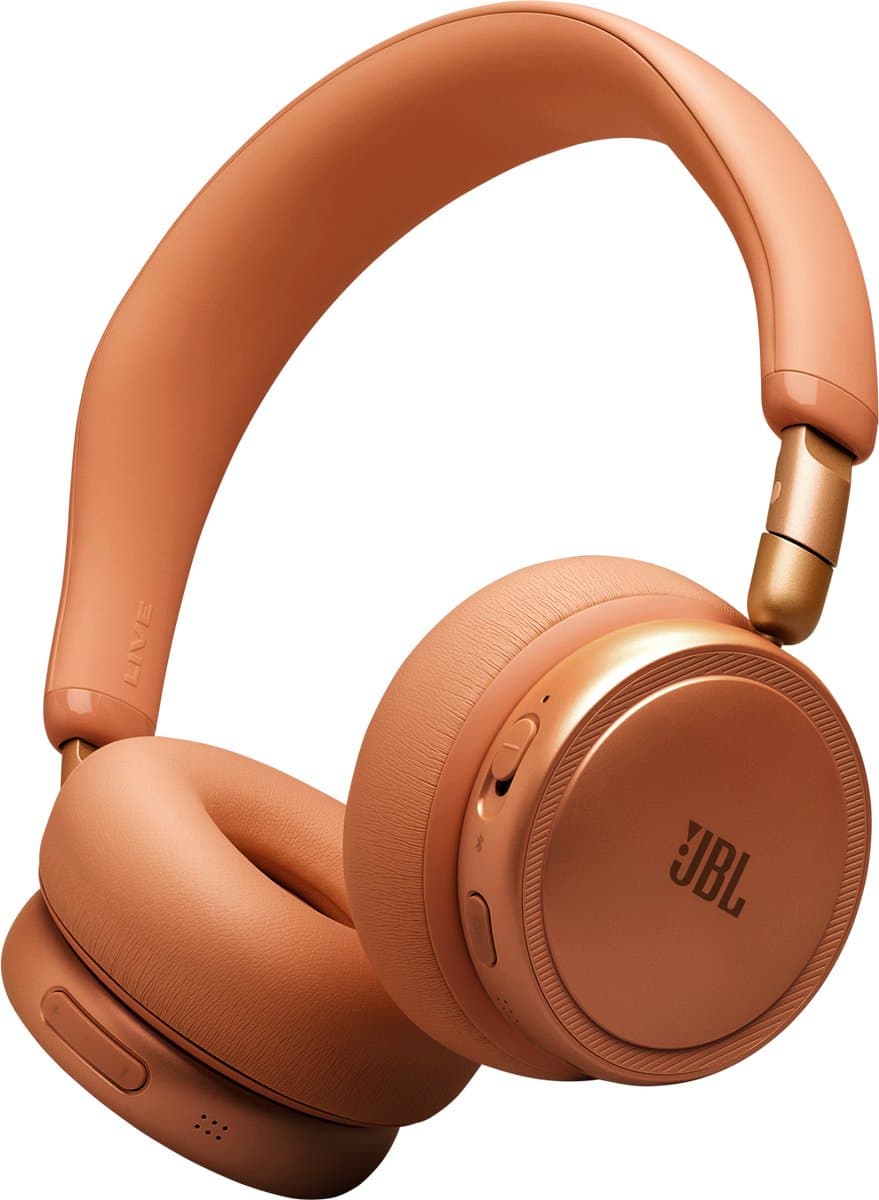 JBL Live 680NC - Draadloze Noise Cancelling Koptelefoon - Bluetooth On-Ear - 80 uur batterij - Multipoint - JBL Signature Sound - Oranje — afbeelding 1