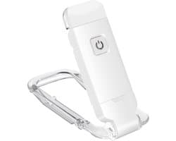 Oplaadbare LED Boekenlamp met Klem - 3 Dimbare Lichtstanden voor Oogvriendelijk Lezen - Draagbare Leeslamp met Bladwijzerfunctie - Ideaal voor Boekenwurmen & Op Reis