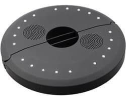 Draadloze LED Lamp met Bluetooth Speaker Ø 20 cm - Sfeerlamp Oplaadbaar voor Binnen & Buiten