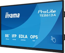 iiyama TE8613A-B2AG beeldkrant Kiosk-ontwerp 2,17 m (85.6") Wifi 500 cd/m² 4K Ultra HD Zwart Touchscreen Type processor Android 24/7 — thumbnail 5