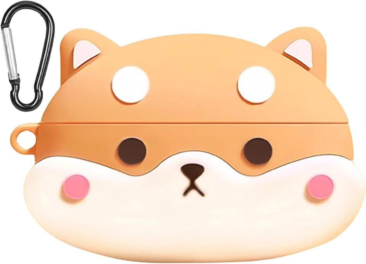 Allecto - Siliconen TPU Beschermhoes - Schattig en Grappig - Inclusief Sleutelhanger - Corgi - Geschikt voor HUAWEI FreeBuds SE 4 ANC — afbeelding 1