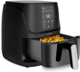 Aura® Airfryer XXL - Mini-oven - Heteluchtfriteuse - 3L - 8 Programma's - Zwart - ‎33cm x 31cm x 25cm — thumbnail 1