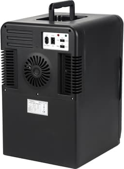 Mini koelkast - 15L Minibar - Koel & warm - AC/DC 230V/12V - Draagbare Mini Autokoelkast - Voor Auto, Kantoor, Camping & Thuis Eten, Drinken - Zwarte — thumbnail 9