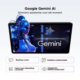 POCKAM P11 Pro - Tablet - 48 GB RAM (8+40 GB) + 128 GB ROM (2 TB/TF) - 11 inch FHD+ 90 Hz - Android 16 - 8800 mAh/18 W - T7250 - Dubbele luidsprekers - Gemini AI - Face ID - Widevine L1 - Complete accessoirebundel met toetsenbord en stylus - Zwart — thumbnail 9