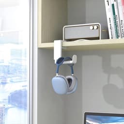 Allecto - Bureau Hoofdtelefoon Stand - Headset Hanger - PC Gaming - 360 Verstelbare Arm - Klem - Geschikt voor Gaming Headsets - Zwart Onder Bureau Hoofdtelefoon Stand Houder met Roterende Arm. — thumbnail 5
