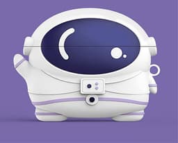 Allecto- Beschermhoes - Siliconen TPU - Sleutelhangerhaak - Cartoon - Honor Choice Earbuds Clip - Leuk - Case Cover - Jongens Meisjes - Mannen Vrouwen - Astronaut — thumbnail 2