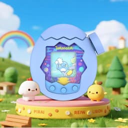 Allecto- beschermhoes voor Tamagotchi Paradise - siliconen stootvaste case cover - ultradun - geen geur - siliconen hoes - roze - geschikt voor Tamagotchi Paradise — thumbnail 4