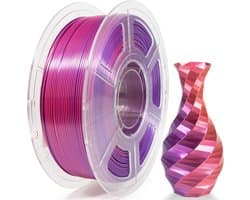 Zijdeachtig Tweelkleurig PLA Filanent 1.75MM Voor 3D Printers 1KG