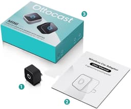 Ottocast Mini Slim USB-C Wireless CarPlay & Android Auto Adapter – Zet Bedrade CarPlay Om Naar Draadloos — thumbnail 4