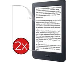 Screenprotector - 2 Stuks - Folie - Geschikt voor Kobo Nia - Ultra Clear - Bescherm Folie - Soft TPU - Screen Protector