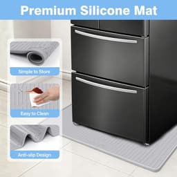 Lekvrije Siliconen Waterdichte Opvangbak voor Wasmachine, Koelkast en Droger (60x60 cm) — thumbnail 2