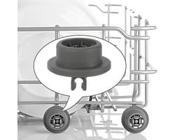 Universeel Vaatwasser Wiel Van Onderkorf - Geschikt Voor Aeg - Ersatz Für Abgenutzte Wieltjes/ Rollbewegung - 8 Stuk - Für Haushalt Und Gewerbe Blau