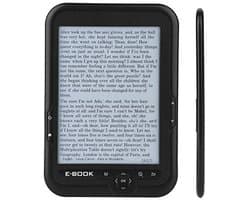E Ink E-book Reader met 6 inch Scherm - Lichtgewicht en Energiezuinig