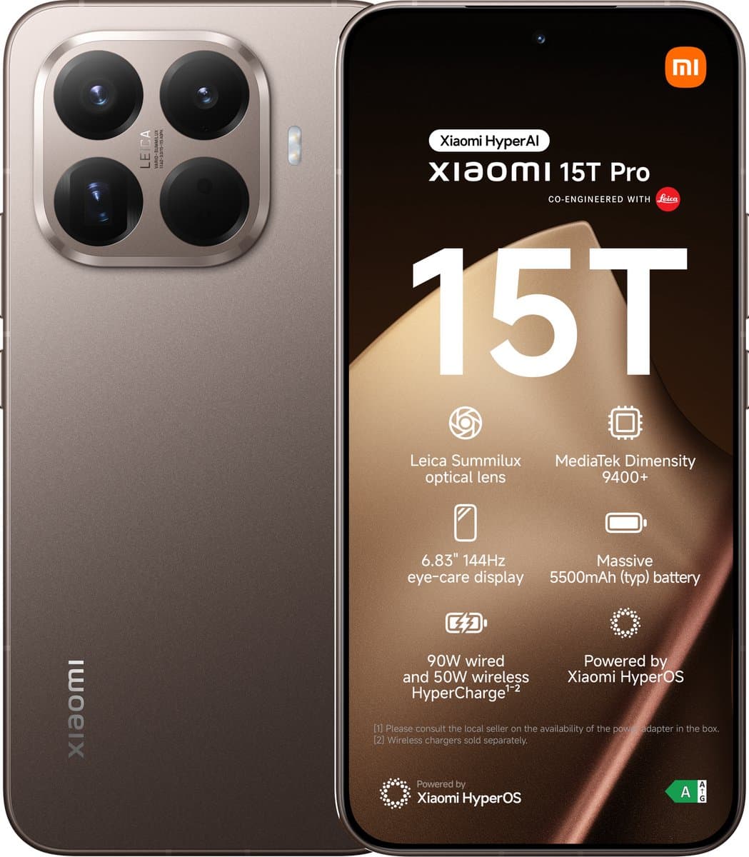 Xiaomi 15T Pro - 12GB/512GB - Goud — afbeelding 1