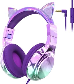 Koptelefoon kinderen met draad - Kinderkoptelefoon - Bedrade hoofdtelefoon - Veilig volume - School - Tablet - Laptop - Reizen - Muziek luisteren — thumbnail 1