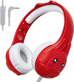 Koptelefoon kinderen met draad - Kinderkoptelefoon - Bedrade hoofdtelefoon - Veilig volume - School - Tablet - Laptop - Reizen - Muziek luisteren — thumbnail 1