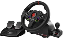 Subsonic Superdrive 220 RS-X Zwart USB Stuur + pedalen + versnellingspook Nintendo Switch, Nintendo Switch 2, PC, PlayStation 4, Xbox One, Xbox Series S, Xbox Series X — thumbnail 1
