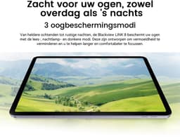 Blackview LINK 8 Tablet - Octa Core G100 Tablet - 12.7 Inch - 36 GB RAM + 256 GB ROM - Android 15 Tablet - Met Toetsenbord(QWERTY), Beschermhoes, Muis, Stylus - 8400 mAh - 90 Hz 2K FHD Scherm - Widevine L1 - 5G WiFi - Gezichtsherkenning - Zwart — thumbnail 10