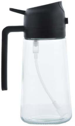 Sprayer - Olijfolie Sprayer, Glazen Olie Spray Fles, Keuken Olie Spray, Grill Accessoires - Oliepomp, Geschikt voor Airfryer Spray Fles, Keuken, Kookspray, Zwart — thumbnail 1