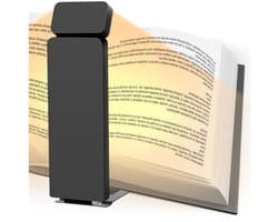 Leeslamp met leeslampklem, 3-kleurige verduisterende leeslamp USB oplaadbaar, leeslamp voor kinderen en leesliefhebbers