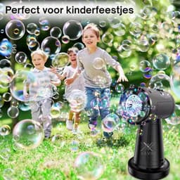 Xaviki Bellenblaasmachine - Bellenblaas Pistool - Automatisch - Kinderen - Bellenblaasmachines - Bubble Machine - Bellenblazer - Incl. Navulling — thumbnail 3