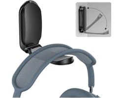 Koptelefoonstandaard, bureaustandaard - zelfklevende koptelefoonhaak, vast, gaming koptelefoonstandaard onder het bureau, magnetische opvouwbare koptelefoonclip, Geschikt voor Sony clipstandaard, Beats