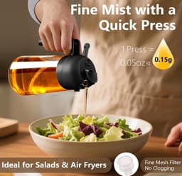 450ml-olie-sprayfles-olie-azijnstellen-glas-olijfolie-sprayer-olie-sprayer-keukengereedschap-bbq-accesoires-oliespuit-glazen-oliespray-voor-airfryers-en-salades-herbruikbaar-en-vaatwasserbestendig-zwart — thumbnail 6