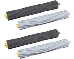 Rubberen borstelset geschikt voor iRobot 800 en 900 serie robotstofzuigers, vervangende rolborstel voor Roomba 850 860 861 866 870 880 890 960 980