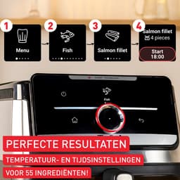Tefal Easy Fry Smart & Silence XXL EY876D - Stille Airfryer XXL - 7L - 1700W - 55 Programma's - Tot 8 Personen — thumbnail 10