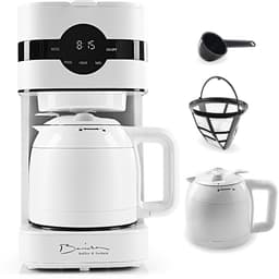 Barista Filterkoffiezetapparaat met Thermoskan – Filterkoffiemachine met aanraakscherm en timerfunctie, inclusief permanent filter. 900 W vermogen, 1,25 L watertank – genoeg voor 8 kopjes heerlijke koffie — thumbnail 1