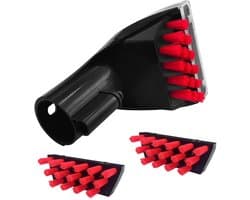 Reinigingsborstel - Stoere Vlekborstel Tool - Vervanging - Geschikt voor Bissell Rechtop & Draagbare Tapijtreinigers voor 3698Z/1558Z/3617Z/36985 Serie - Zwart - 1 Borstel + 2 Vervangende