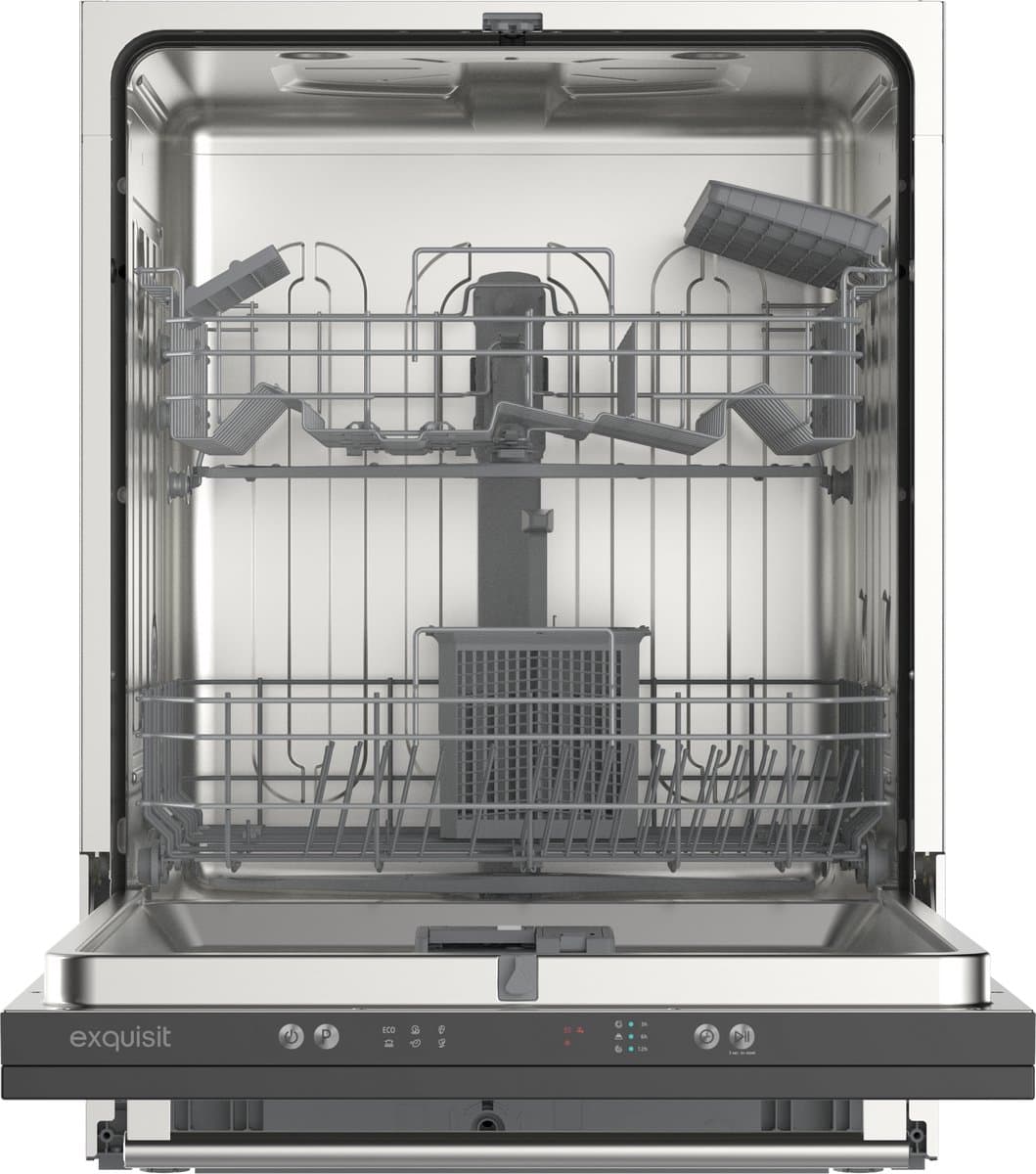 Exquisit EGSP2314-E-450D - Inbouw vaatwasser - Volledig Geïntegreerd - 14 Couverts - Bestekkorf - 6 Programma's - 60 CM — afbeelding 1