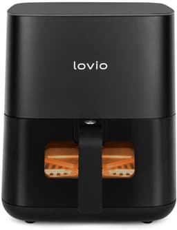 LOVIO PureFry Airfryer – 5L Heteluchtfriteuse – Stoomfunctie – Touchscreen – 1450W – Zwart — thumbnail 10