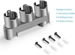 Accessoirehouder geschikt voor Dyson V7 V8 V10 V11 V15 Gen5 stofzuiger Accessoirehouder Dockingstation Wandmontage-stofzuiger met zak-Grijs-dyson steelstofzuiger-stofzuiger zonder zak-1 verpakking — thumbnail 5