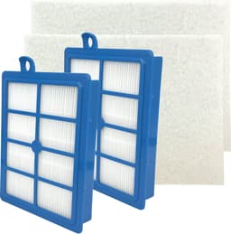 PARTS4® HEPA 12 Filter (set van 2 x 2 filters) geschikt voor AEG / Electrolux / Philips | O.a. geschikt voor AEG VX6, VX7, VX8, 6000 serie, UltraSilencer serie, Electrolux UltraSilencer serie, Philips Jewel serie | Vervanger voor EFH12, FC8031, AFS1W — thumbnail 1