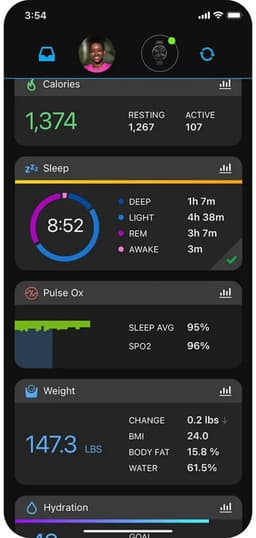 Garmin vivomove Trend - Smartwatch dames - 40mm- Mist Grey — thumbnail 10