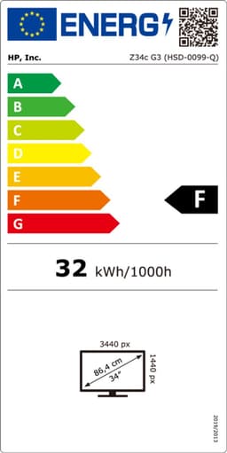 HP Z34c G3 - LED-Skaerm 34 IPS 6ms — thumbnail 12