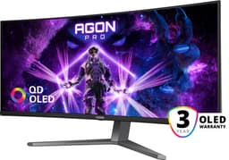 AOC AGON PRO AG346UCD - Ultrawide Curved OLED Gaming Monitor - HDR400 - 175hz - 34 inch — thumbnail 16