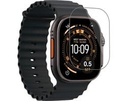 Screenprotector - Geschikt voor Apple Watch Ultra 3 (49 mm) - Sterk & Shockproof - Tempered Glass - Gehard Glas - Beschermglas Screen - Bescherm Protector - Cover voor Smartwatch