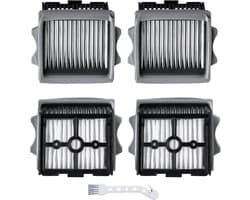 4-delige Vervangende HEPA Filters Geschikt voor Tineco FLOOR ONE S5 Combo/S5 Combo Power KIT Droge & Natte Stofzuigers