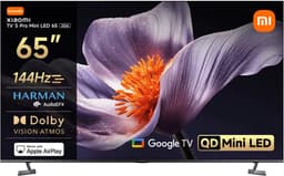 Xiaomi TV S Pro Mini LED 2026 Smart TV – 65 Inch – 4K QLED 144Hz - 1700 nits Helderheid - Dolby Vision & Atmos - Smart TV met Google TV — thumbnail 6