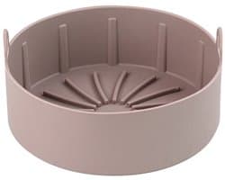 Elkuaie Silikon Pot Liners - Airfryer Siliconen Bakje Ronde - 16cm Wiederverwendbaar voor Meeste Modellen - 1 - Keuken - Bruin