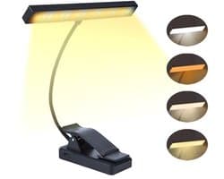 Leeslamp met klem en USB-oplaadbaar ontwerp - Perfect voor nachtlezen en kantoorgebruik