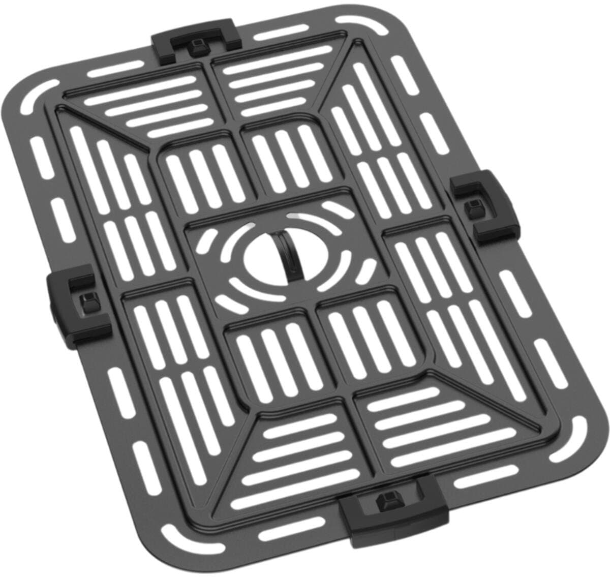 Instant Vortex Dual 8L Grill Tray - Origineel vervangend accessoire - Perfecte pasvorm voor Dual Basket Airfryer 7,6L - Verhoogd ontwerp voor 360° luchtcirculatie - Duurzame hittebestendige constructie - Antiaanbaklaag - Vaatwasserbestendig — afbeelding 1