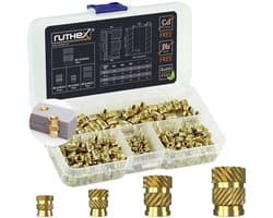 ruthex Schroefdraadinzet #2-56/#4-40/#8-32/#10-24 UNC GE-KASTEN-U-001