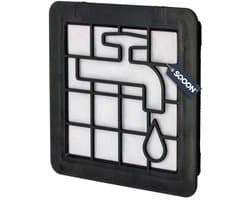 SQOON® Motorfilter Geschikt voor Philips 2000-serie – Model XV1220/01 – Wasbaar – 14,5 x 14,5 cm