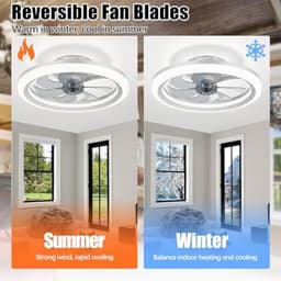 Plafondventilator met Licht en Afstandsbediening - Modern en Stijlvol voor Elk Interieur — thumbnail 4